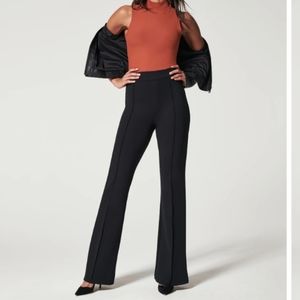 Spanx The Perfect Pant, Hi-Rise Flare classic black 2x tall